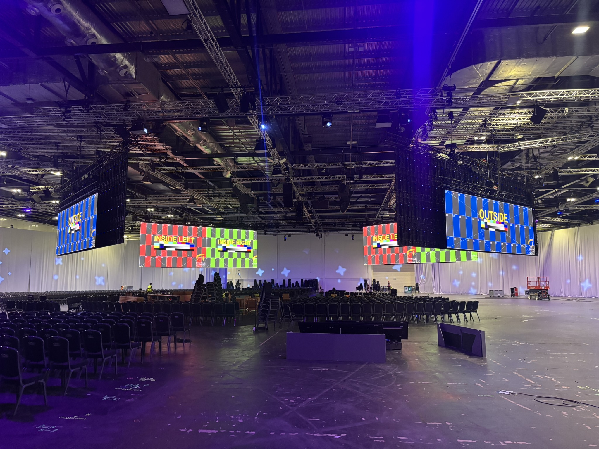Salesforce Screens in large Conference Venue